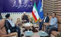 دیدار رئیس نهاد نمایندگی مقام معظم رهبری دانشگاه با امام جمعه شهرستان بندرلنگه