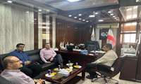 دیدار رئیس بیمارستان شهدا با شهردار بندرلنگه